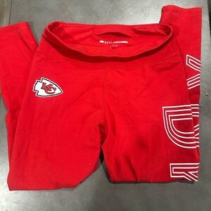 CHIEFS Red Leggings